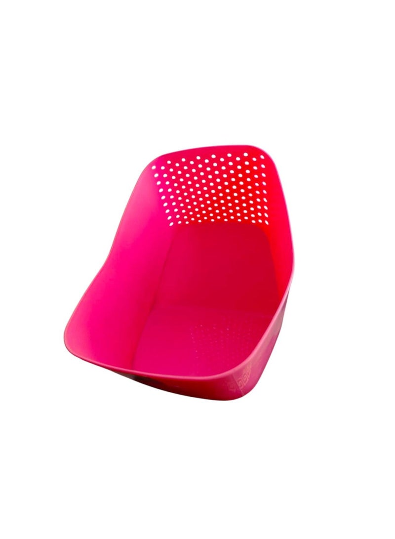Khurshid Plastics Pasta Plastic Strainer from Khorshid Plast Plastic - Pink - Image 1